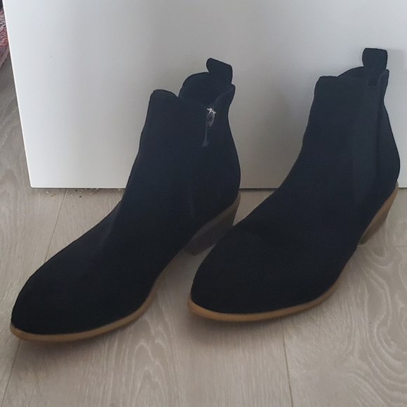 Black Suede Ankle Boots | 6 - Picture 6 of 6